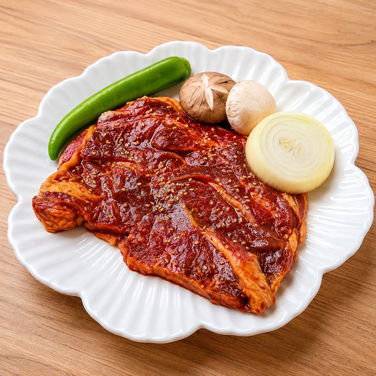 Galbi-jjim — slow-braised Korean beef short ribs